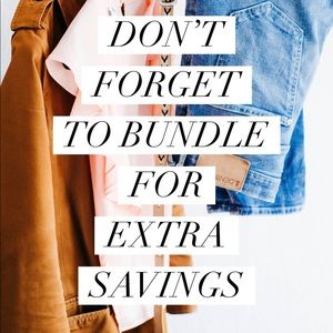 BUNDLE for Extra Savings 💵